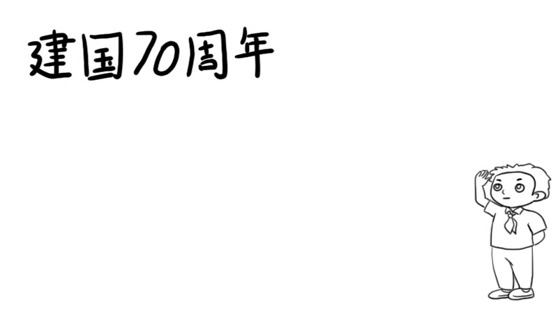 建国70周年手抄报