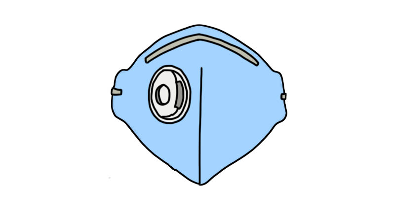 n95口罩简笔画怎么画  n95口罩简笔画画法