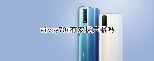 vivoy70t有双扬声器吗