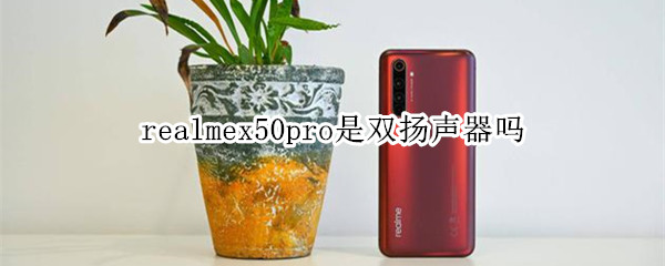 realmex50pro是双扬声器吗