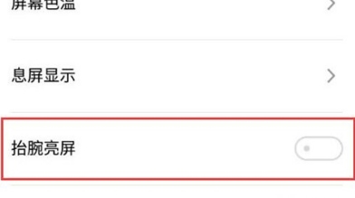 魅族16sPro怎么打开抬腕亮屏
