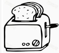 qq画图红包烤面包机怎么画