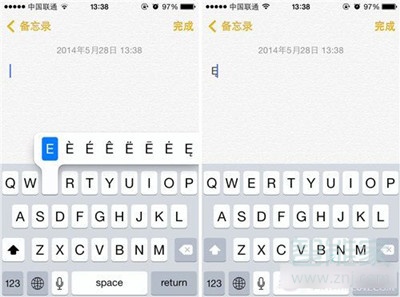 iphone斜体英文怎么打