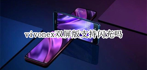 vivonex双屏版支持闪充吗