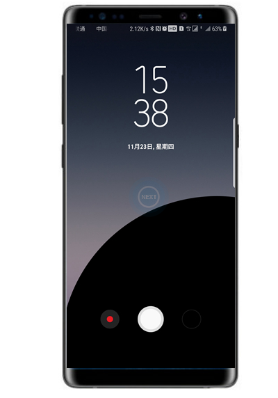 三星note8怎么快速启动相机