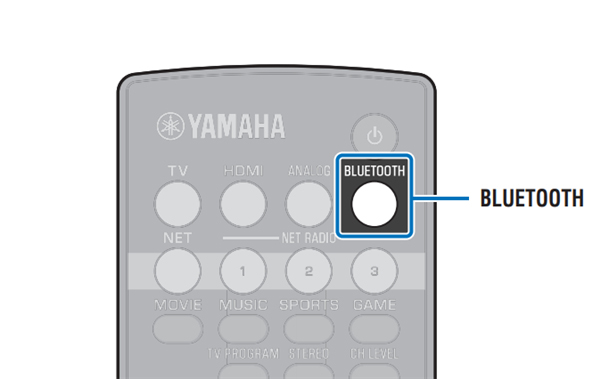 雅马哈YSP-1600蓝牙无线电视音箱怎么播放蓝牙设备音乐