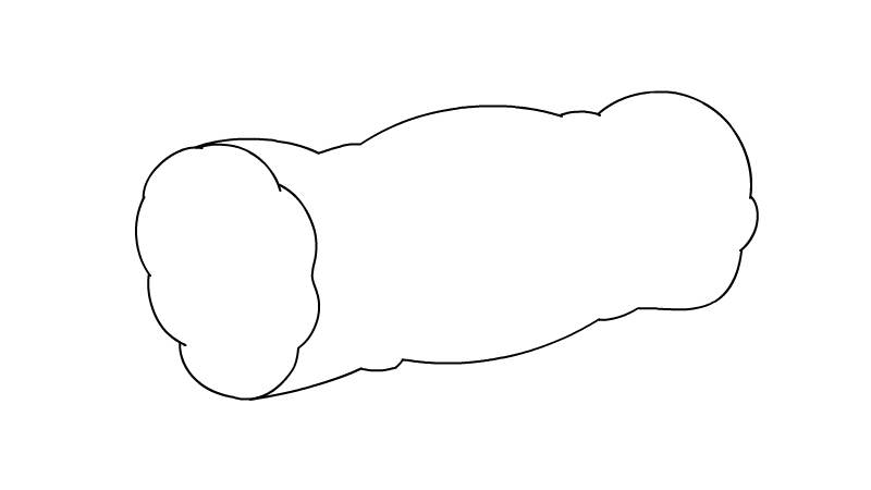 睡袋的简笔画步骤  睡袋的简笔画教程