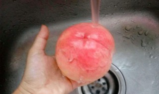 怎么把桃子洗干净 桃子怎么洗洗的干净