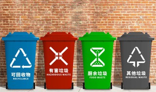 4种垃圾桶的分类（4分类垃圾箱图片）
