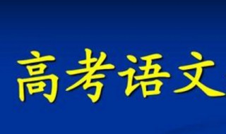 高考语文复习资料