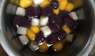 做紫薯芋圆的方法