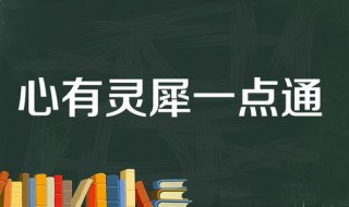 心有灵犀一点通上一句（心有灵犀一点通 前一句）