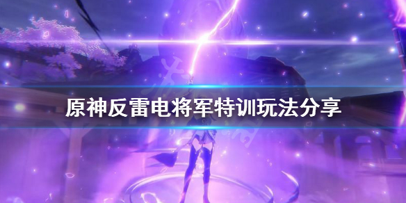 原神反雷电将军特训怎么过 原神反雷电将军特训怎么过2