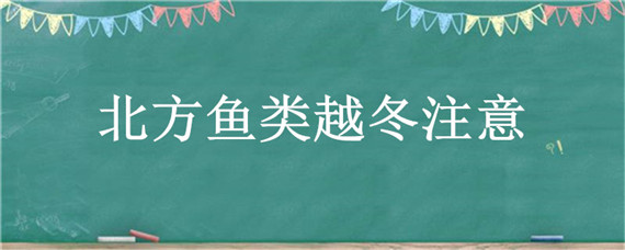 北方鱼类越冬注意 北方冬季养什么鱼