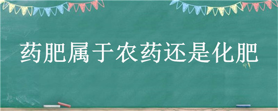 药肥属于农药还是化肥（化肥与农药的区别）