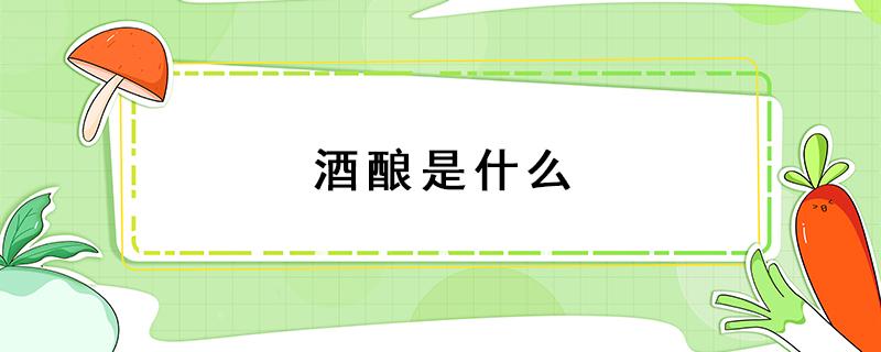 酒酿是什么 酒酿是什么东西?一般哪里可以买