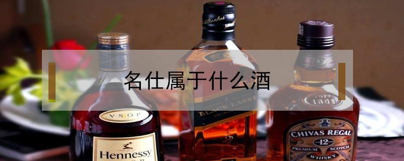 名仕属于什么酒（名仕算好酒吗）