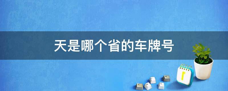 天是哪个省的车牌号 天a是哪个省的车牌