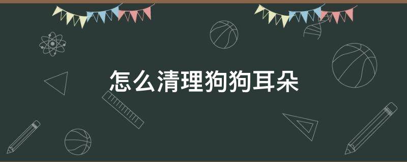 怎么清理狗狗耳朵 怎么清理狗狗耳朵里的耳毛