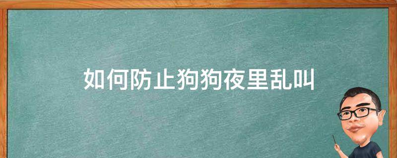 如何防止狗狗夜里乱叫（防止狗狗晚上乱叫）