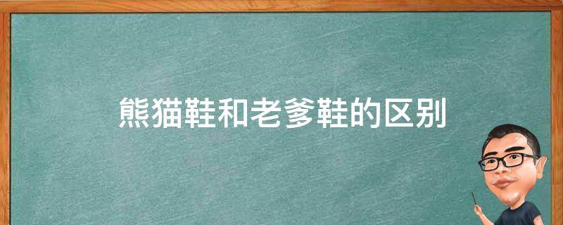 熊猫鞋和老爹鞋的区别 熊猫鞋跟老爹鞋有什么区别