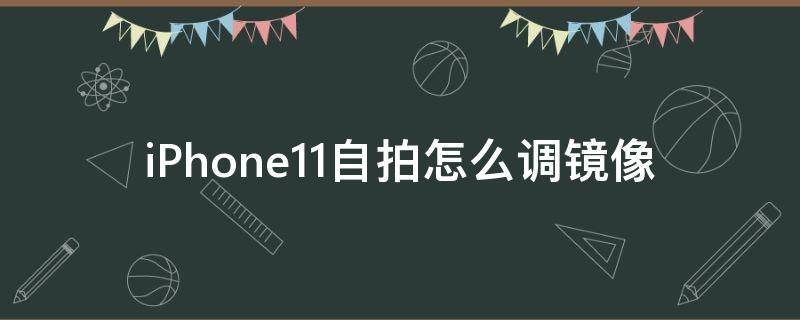 iPhone11自拍怎么调镜像（苹果11自拍怎么调镜像）