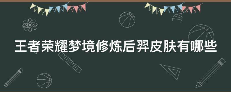 王者荣耀梦境修炼后羿皮肤有哪些 梦境修炼后羿可以体验什么皮肤