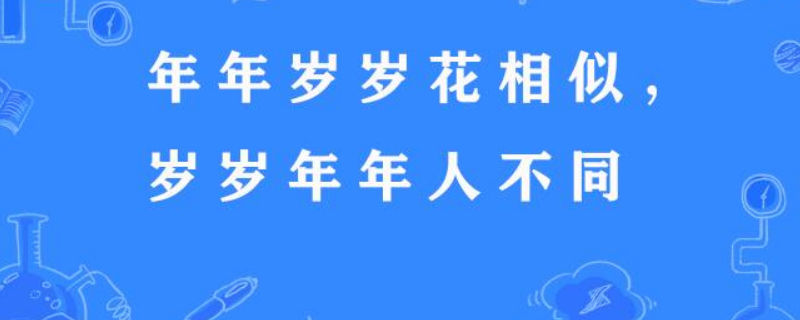 和某某的岁岁年年是什么意思（年年岁岁啥意思）