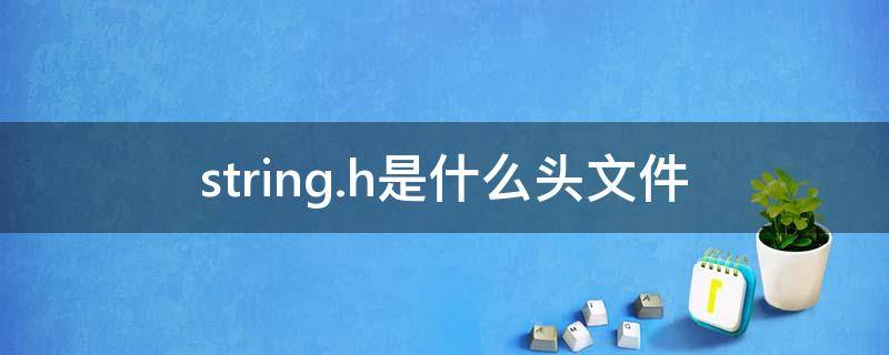 string.h是什么头文件（stringh是什么头文件）