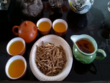 牛蒡茶的图片是什么呢（牛蒡茶样子）