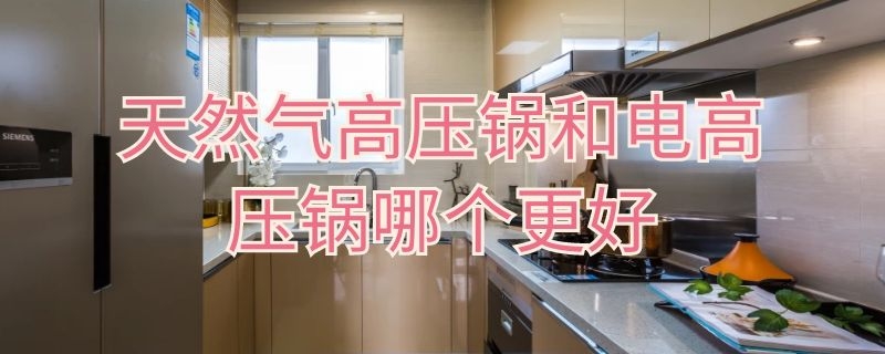 天然气高压锅和电高压锅哪个更好 天然气高压锅和电高压锅哪个更好一点