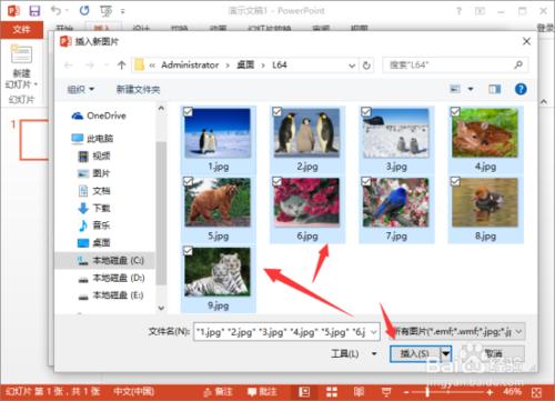 PowerPoint2013中怎么给相册添加音乐