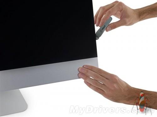 5K显示屏好修吗?27英寸新iMac真机拆解/图