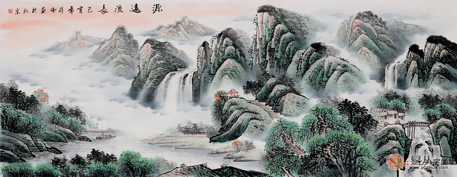 这4款客厅背景墙挂画方案，惹邻居纷纷效仿！