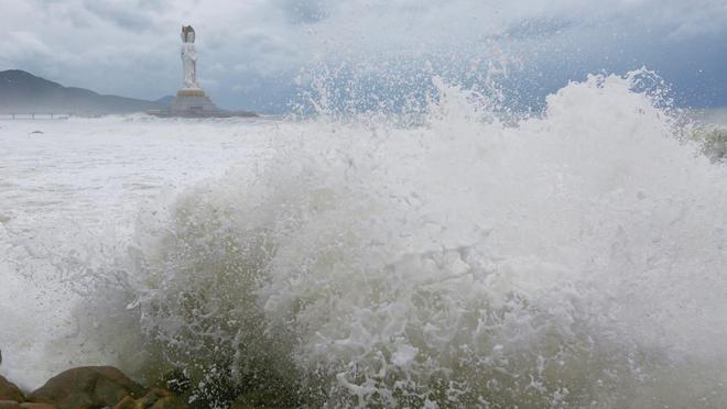 台风“杜苏芮”在福建晋江沿海登陆  