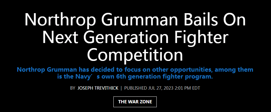 美国第六代战斗机要重蹈覆辙 美国第6代战斗机首飞 新闻