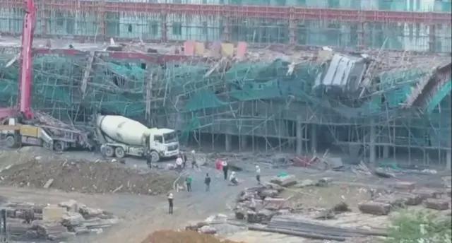 广东韶关一在建建筑坍塌致2死3伤（广东韶关在建高楼）