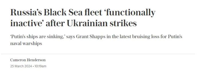乌军成功击中两艘俄军登陆舰后，美媒却感叹“胜利来得太晚了”