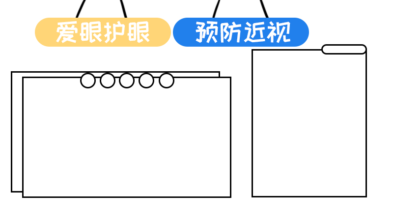 预防近视手抄报