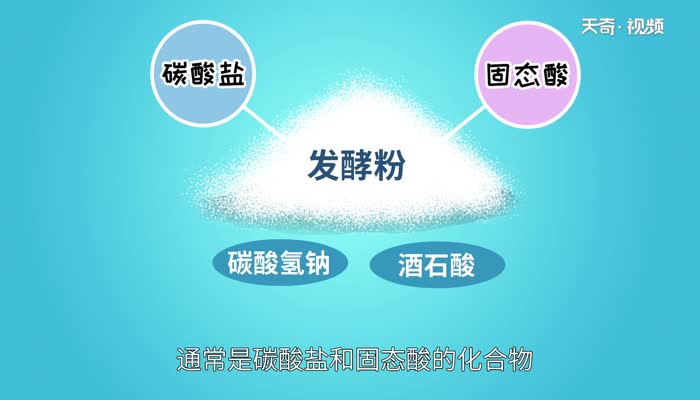 发酵粉的主要成分 发酵粉是怎么做的