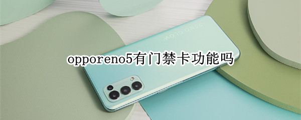 opporeno5有门禁卡功能吗