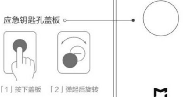 小米米家智能门锁没电了怎么开锁