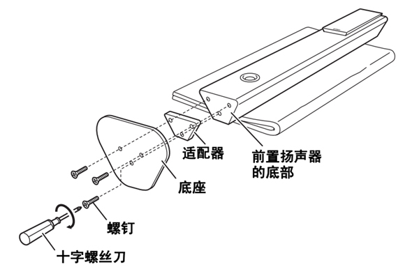 雅马哈NS-PA120怎么安装