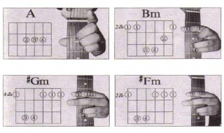 吉他右手指法（吉他右手指法图解i m a）