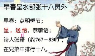 早春韩愈原文（早春韩愈原文及翻译注释）