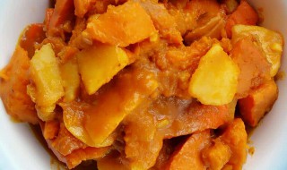 南瓜炖土豆的材料 南瓜炖土豆的材料怎么做
