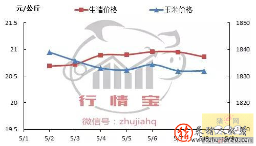 猪价上涨受阻，预计未来猪价仍有小幅上涨空间