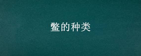 鳖的种类 鳖的种类图片及名称