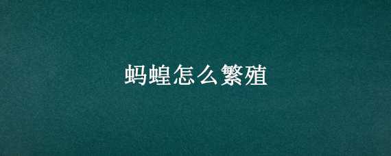 蚂蝗怎么繁殖 蚂蝗怎么繁殖能产多少