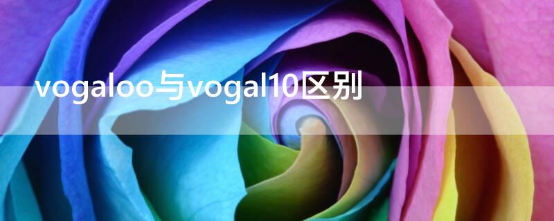 vogaloo与vogal10区别（VOGAL10）